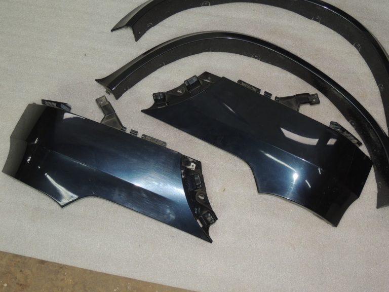 BMW X5 E70 riteņu arkas bampera pārsegs oglekļa melns metālisks 416
