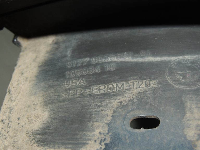 BMW X5 E70 riteņu arkas bampera pārsegs oglekļa melns metālisks 416