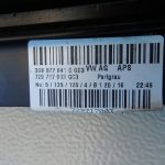 Škoda Superb III 3V kombi panorāmas jumta stiklotais jumts 3G9877041C