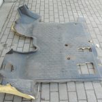 Renault Trafic III X82 LHD Priekšējie grīdas paklājiņi Gumijas paklājs 749029775R DEFEKTĪVS