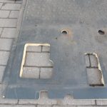Renault Trafic III X82 LHD Priekšējie grīdas paklājiņi Gumijas paklājs 749029775R DEFEKTĪVS