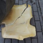 Renault Trafic III X82 LHD Priekšējie grīdas paklājiņi Gumijas paklājs 749029775R DEFEKTĪVS
