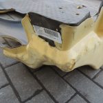 Renault Trafic III X82 LHD Priekšējie grīdas paklājiņi Gumijas paklājs 749029775R DEFEKTĪVS