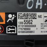 Opel Astra K Adam Meriva B Zafira C Gaisa spilvenu vadības bloks Gaisa spilvenu ECU 13512293