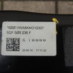 Skoda Kodiaq NS7 FWD aizmugurējās ass nesošās ass nesošās ass aizmugurējais apakšrāmis 5QF505235F