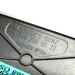 Mercedes W164 Turabdeckung Turabdeckung Turlieste Interjera Aluminium Silver Aizmugurējā kreisā A1647300522