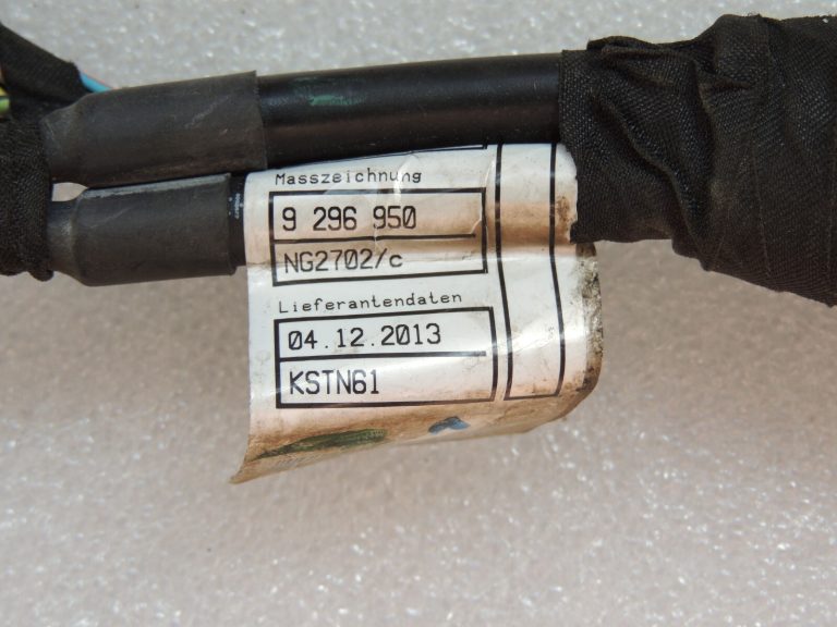 BMW 5 F10 elektrisko stāvbremžu vadu instalācija 9325539 9277196