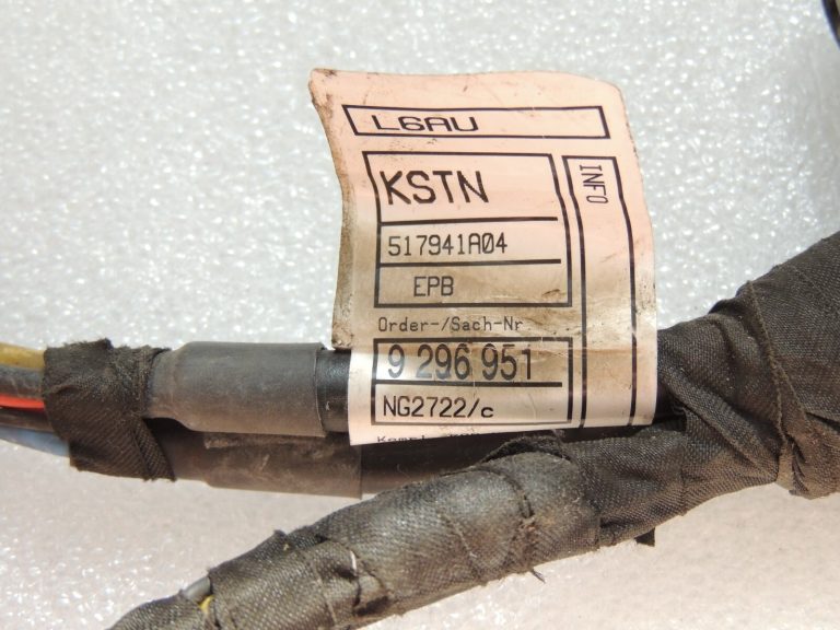 BMW 5 F10 elektrisko stāvbremžu vadu instalācija 9325539 9277196
