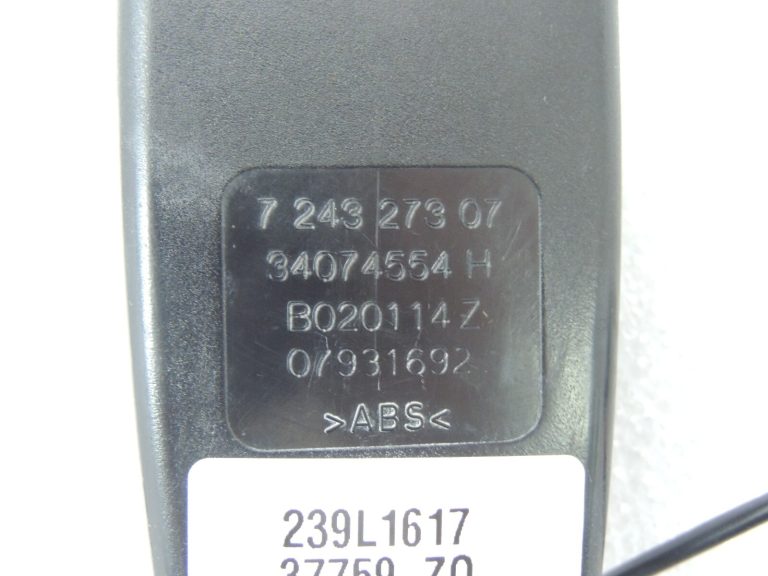 BMW F10 F11 Aizmugurējā kreisā drošības jostas sprādze 72117243273 7243273