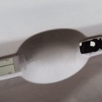 Nissan X-Trail T31 Aizmugurējās kreisās durvis Aizmugurējās kreisās durvis K55 Brūngani pelēks met.