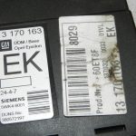 Opel Vectra C Signum durvju centrālā bloķēšana 13170163, 13193368
