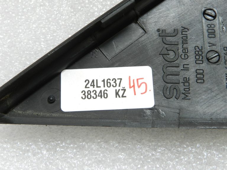 OEM Smart ForTwo W450 tīrais spoguļa trīsstūra vāks labajā pusē 0000982V008C22A00