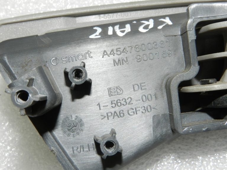 OEM Smart ForFour W454 Interjera durvju rokturis aizmugurējais kreisais pelēks A4547600361, MN900159