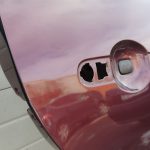 Renault Grand Scenic III Aizmugurējās durvis Aizmugurējās labās durvis Krāsa KTENNM Damask Red