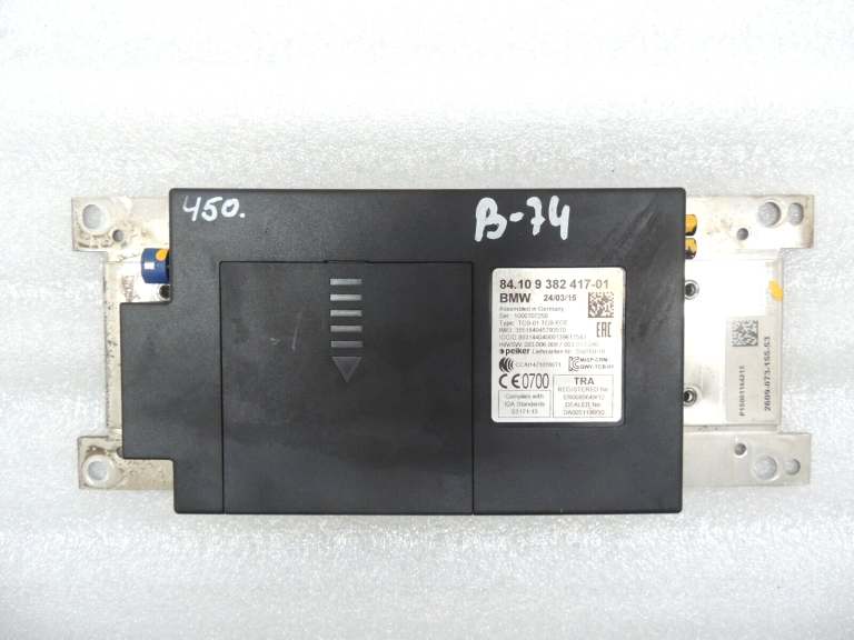 BMW F20 F20 F30 F10 F06 F06 F01 F-sērijas telemātikas vadības bloks TCB ECE GPS telemātika