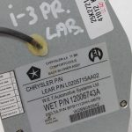 Lancia Thema II priekšējo labo kreiso sēdekļu atzveltnes ventilatora motors L0205715AA