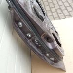 Nissan X-Trail T31 Aizmugurējās labās durvis Aizmugurējās labās durvis K55 Brūngani pelēks met.