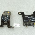 Nissan Navara II D40 Aizmugurējā kreisā durvju eņģe 82421ZP80A 82401ZP80A Black GN0