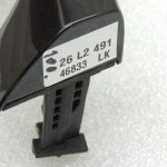 Kia Sportage IV QL Aizmugurējais labās puses ārdurvju rokturis 83661F1000 BLACK PEARL 1K