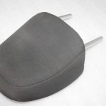 Toyota Yaris P13 Priekšējie sēdekļi Priekšējais balsts labajā pusē kreisajā pusē melns audums 719100D560C0