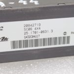 Oriģināls Opel Antara Chev Captiva novirzes ātruma sensors 20842719, 20842719