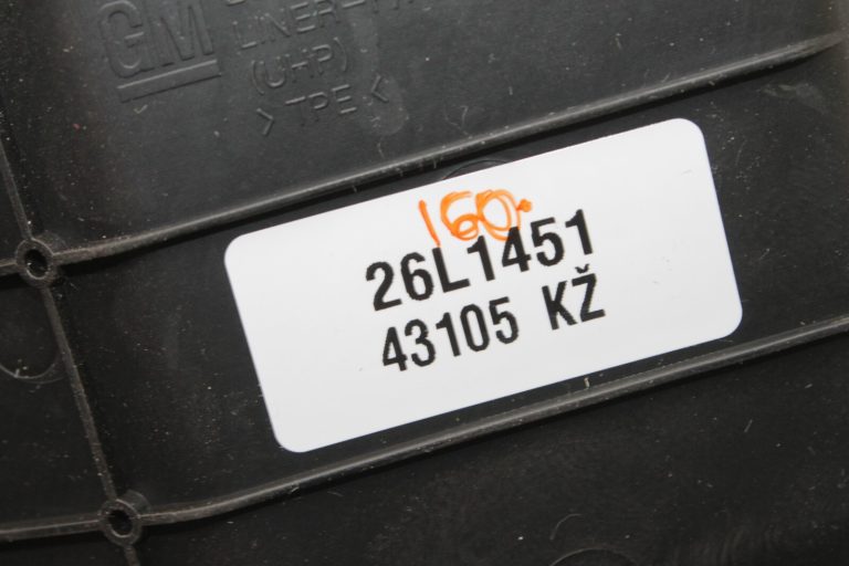 Oriģinālais Opel Antara 2010- Centrālās konsoles gumijas paklājiņš 20870610