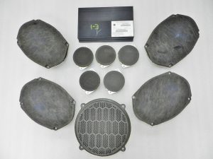 Oriģinālais Lancia Thema II skaļruņu pastiprinātāju komplekts 05064982AJ 05064983AB subw