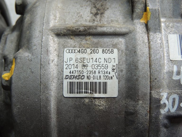 Audi A6 C7 4G 3.0TDi Gaisa kondicioniera kompresors Gaisa kondicioniera kompresors 4G0260805B