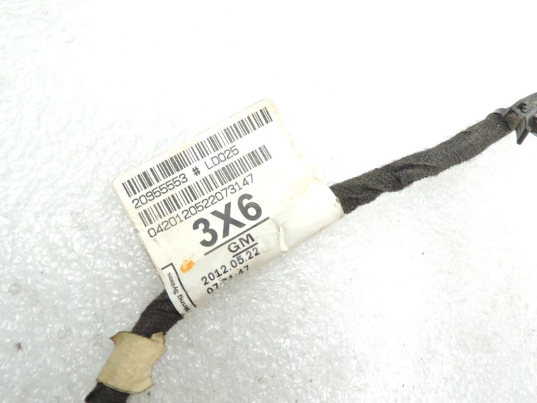 Opel Zafira C Aizmugurējo kreiso durvju instalācijas instalācija 3X6 kabelis 20955553
