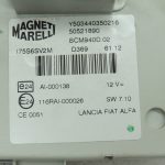 Alfa Romeo Giulietta 940 2.0 JTDM BCM vadības bloks 50521890 Virsbūves vadības bloks