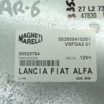 Alfa Romeo Giulietta 940 Fiat Chrysler vadības bloks 50520764 Filiāle Vadības bloks