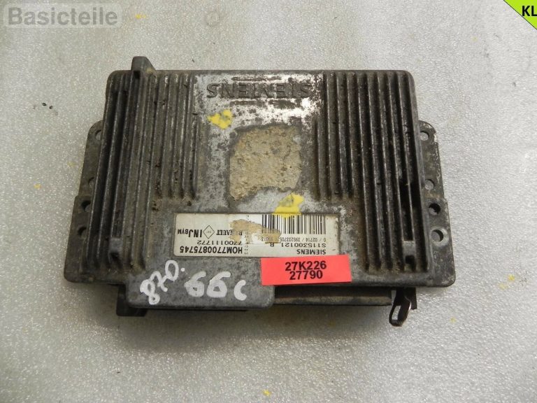Renault Scenic I 1.6i 16v benzīna motora vadības bloks vadības bloks 7700111772