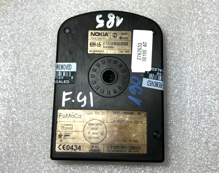 Ford Mondeo Edge Bluetooth vadības bloks Nokia 7S7T-19G488-AD