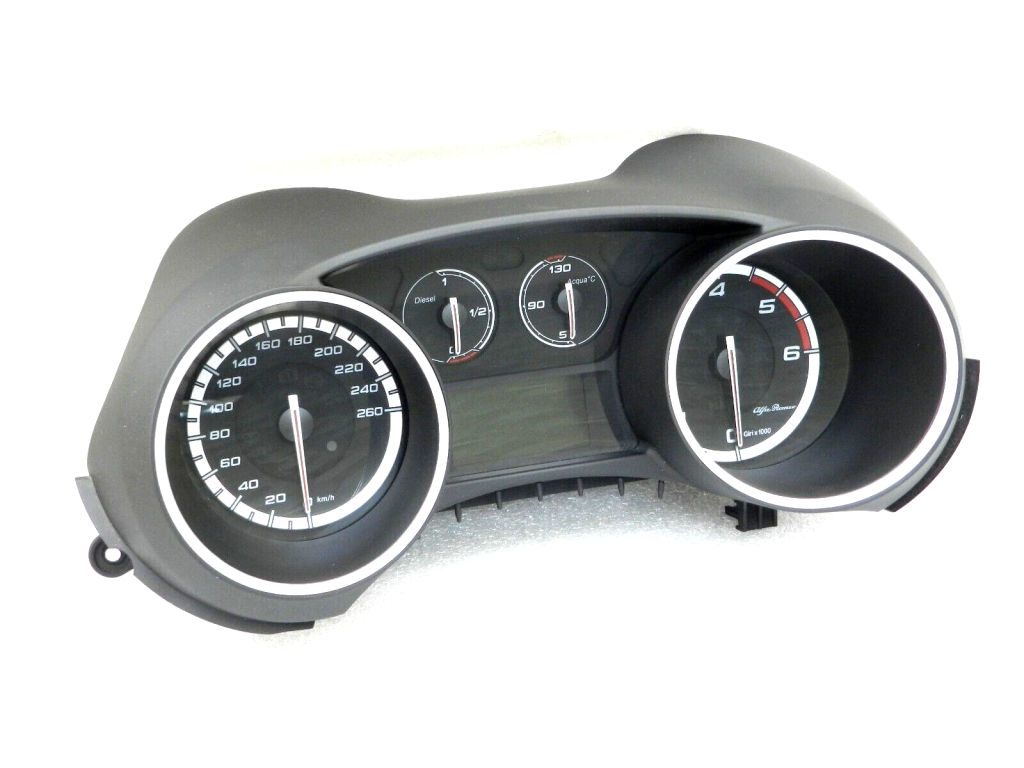 Oriģinālais Alfa Romeo Giulietta 940 2.0 JTD spidometra mērinstrumentu panelis 50527456