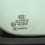 KIA Sportage QL Aizmugurējais labās puses durvju logs 83543F1000