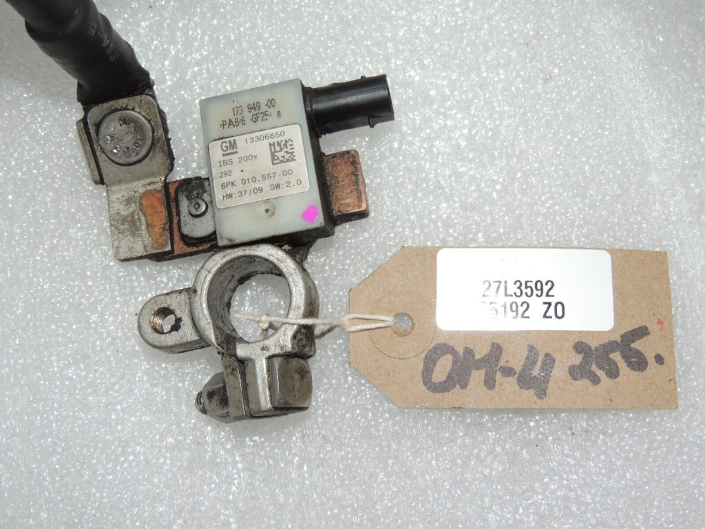 Opel Mokka akumulatora kabelis mīnus stopstarta sensors 13306650
