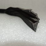 Ford Focus III Aizmugurējā kreisā stikla blīvējums 1787049