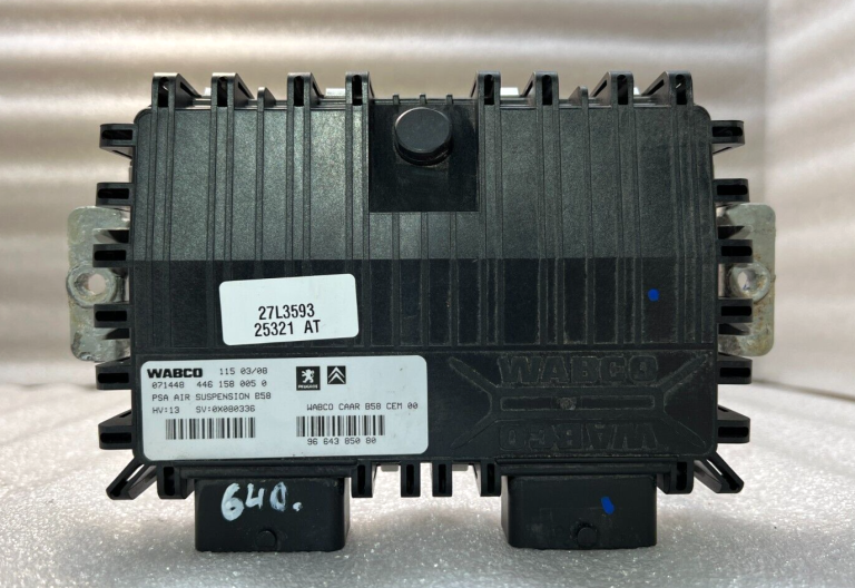 Citroen C4 Grand Picasso oriģināls pneimatiskās balstiekārtas vadības bloks WABCO 9664385080