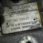 Nissan Serena 2.0D Zexel augstspiediena sūknis Augstspiediena sūknis Augstspiediena sūknis