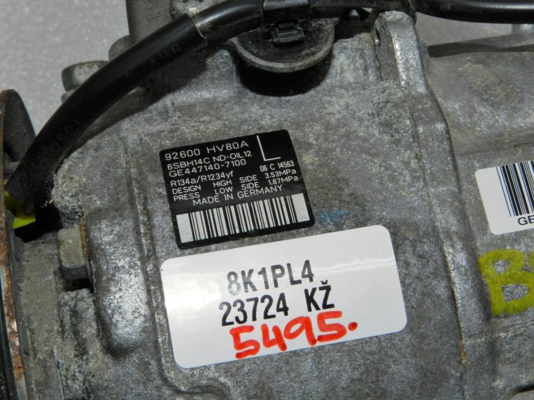 Nissan Qashqai II (J11) 1.3 DIG-T Gaisa kondicioniera kompresors 92600HV80A Oriģinālais 10t km