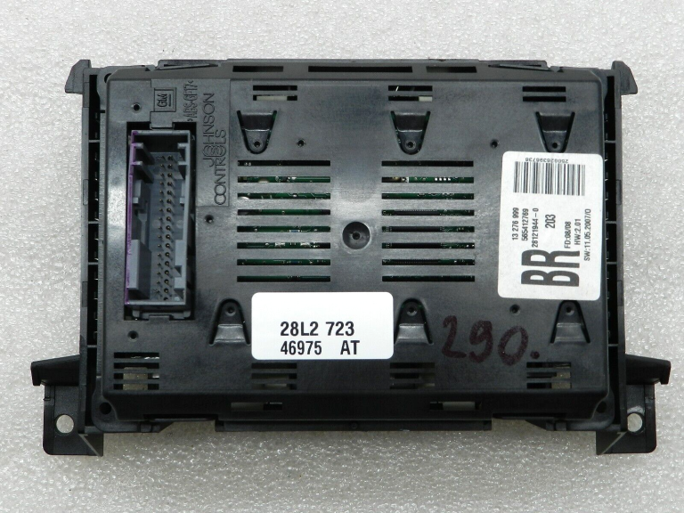 Opel Zafira B Astra H Oriģinālais daudzfunkciju displejs RESET 13276999