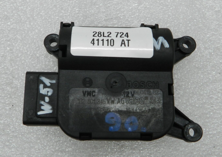 VW Audi Audi Skoda Seat oriģināls servomotora temperatūras regulēšanas aizbīdnis