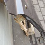 Nissan X-Trail T31 priekšējais kreisais dubļusargs kreisais spārns K55 brūngani pelēks Met defekts