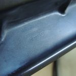 Nissan X-Trail T31 priekšējais kreisais dubļusargs kreisais spārns K55 brūngani pelēks Met defekts