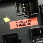 BMW X3 F25 aizmugurējā jaudas sadalītāja drošinātāju kārba vadības bloka drošinātāju kārba 9210860