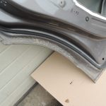 Renault Espace V MK5 JR Aizmugurējo kreiso durvju krāsa pelēka TEKNG 821019868R