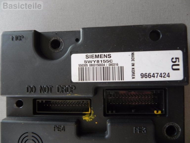 Chevrolet Epica drošinātāju kārbas moduļa vadības bloks 96647424 Drošinātāju kārbas bloks Modulis