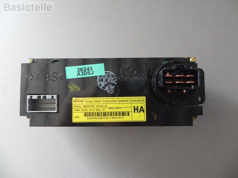 Chevrolet Epica gaisa kondicionēšanas vadības bloks sildītāja slēdzis gaisa kondicionēšanas slēdzis 96637894