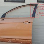 Chevrolet Captiva Priekšējās kreisās durvis Priekšējās kreisās durvis Krāsa 94U Zest Brown Metallic