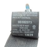 Opel Antara Aizmugurējā kreisā drošības josta melna 95182373